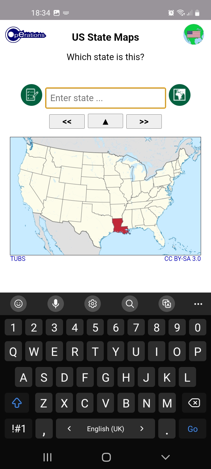 US States Screenshot