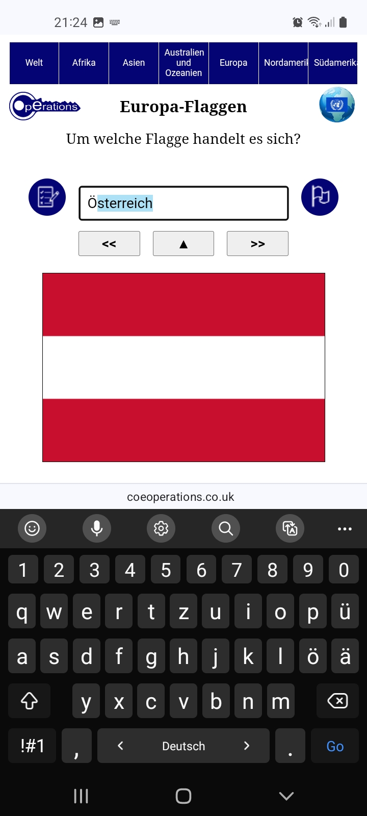 German screenshot