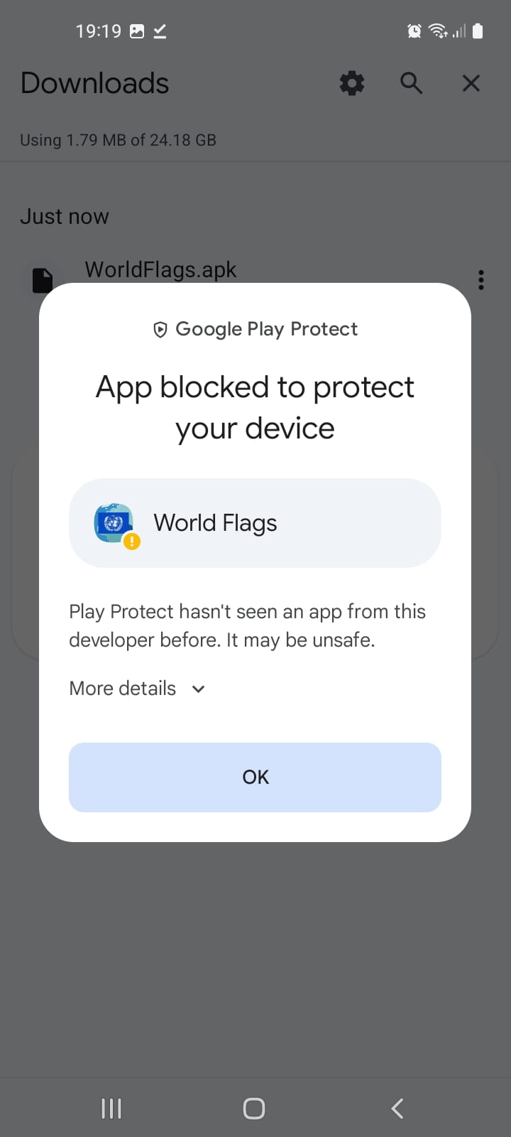Installation Screenshot
