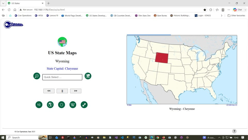 US States Screenshot